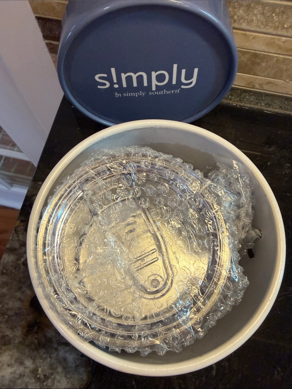 Simply Southern Navy 14oz. Hot/Cold Insulated Tumbler Mug with lid NIB - Picture 3 of 4